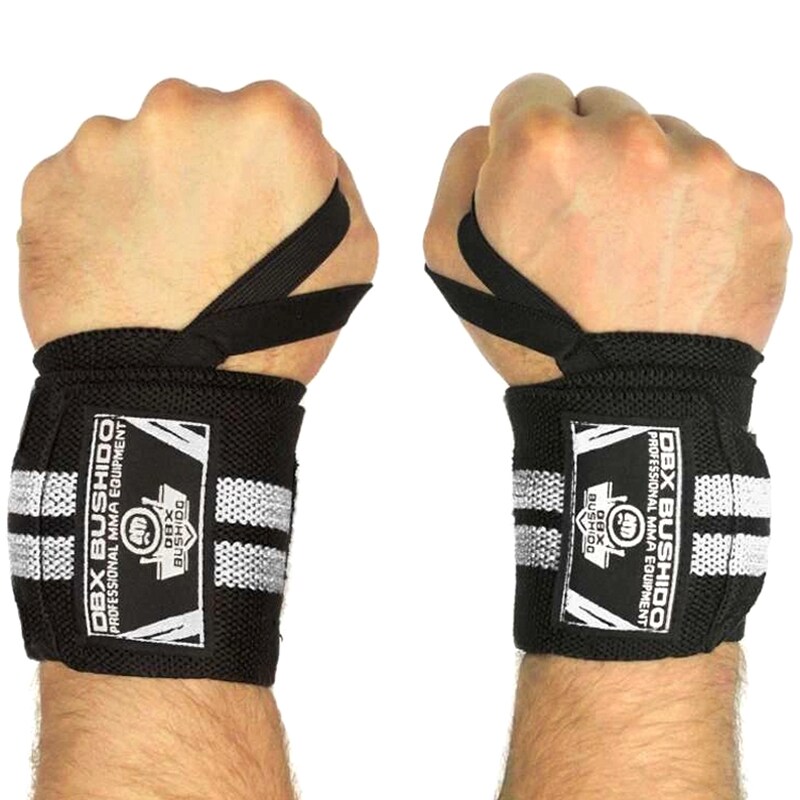 DBX Bushido elastic wrist wrap - Black-white