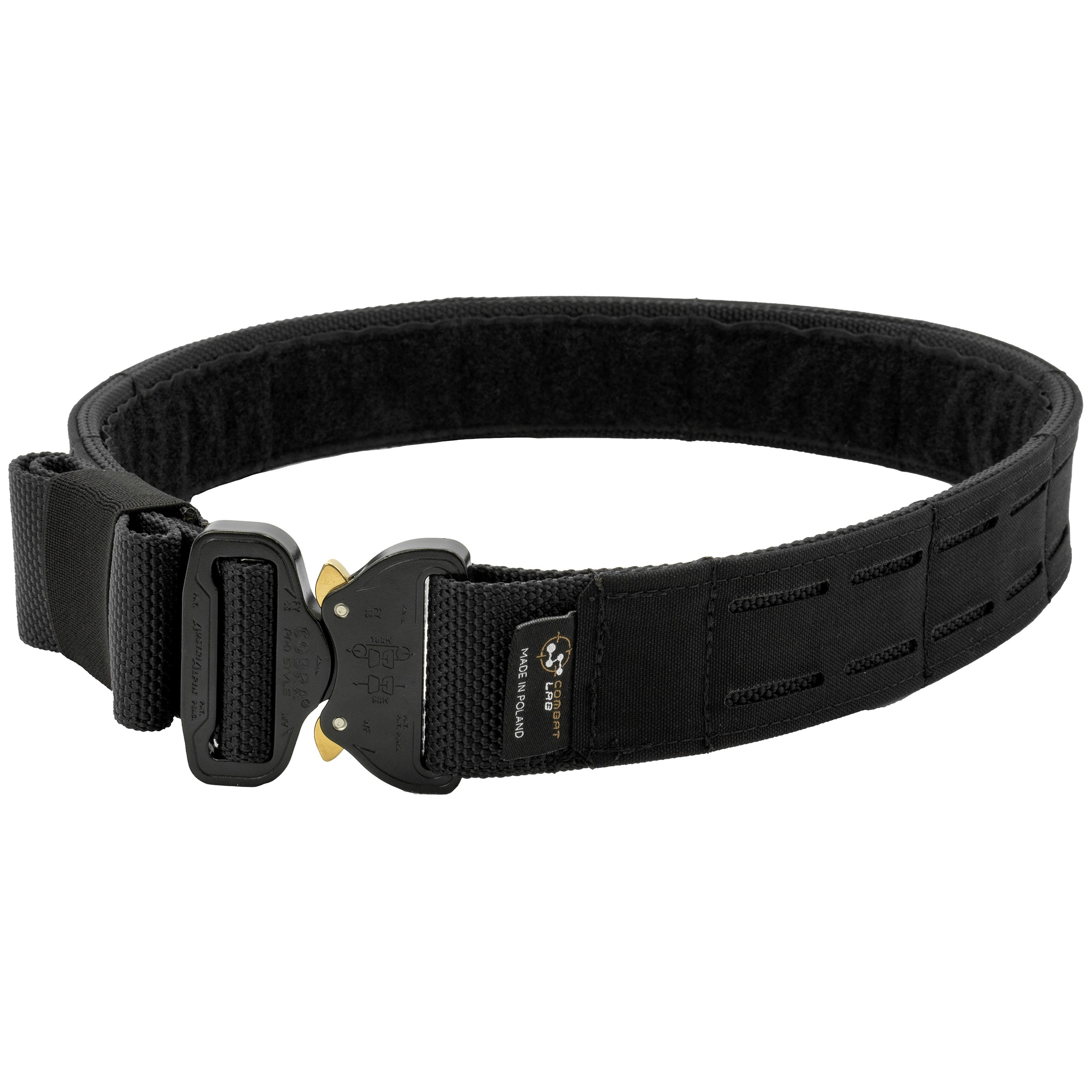 Combat Lab Cobra MOLLE Tactical Belt - Black