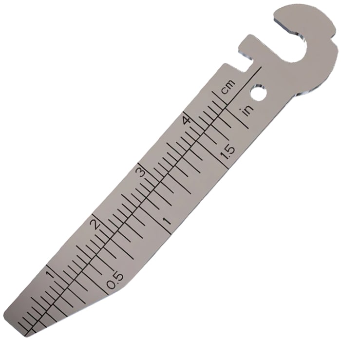 Roxon File with ruler and screwdriver for multitools