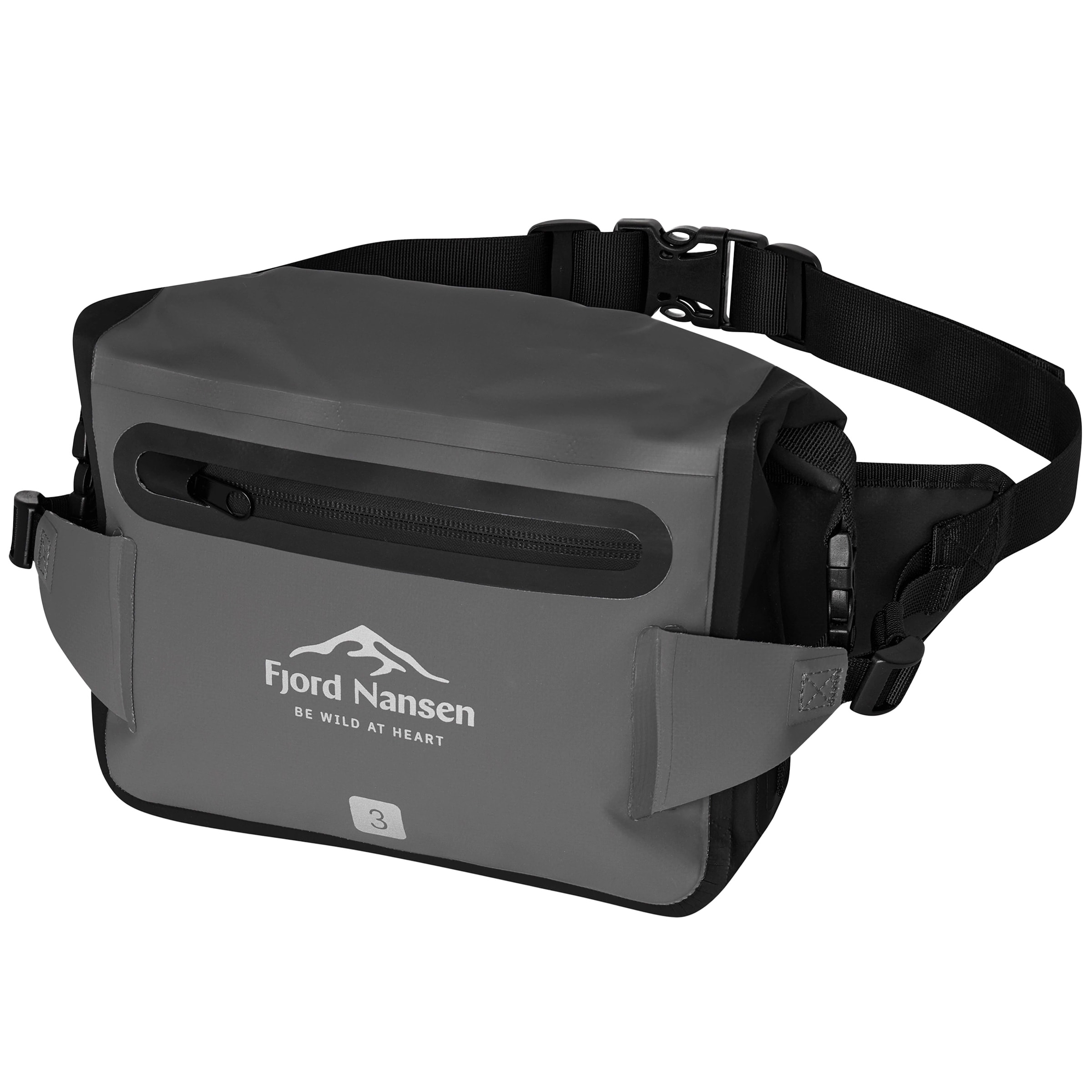Fjord Nansen Hip Bag 3 l Waterproof Hip Bag - Grey