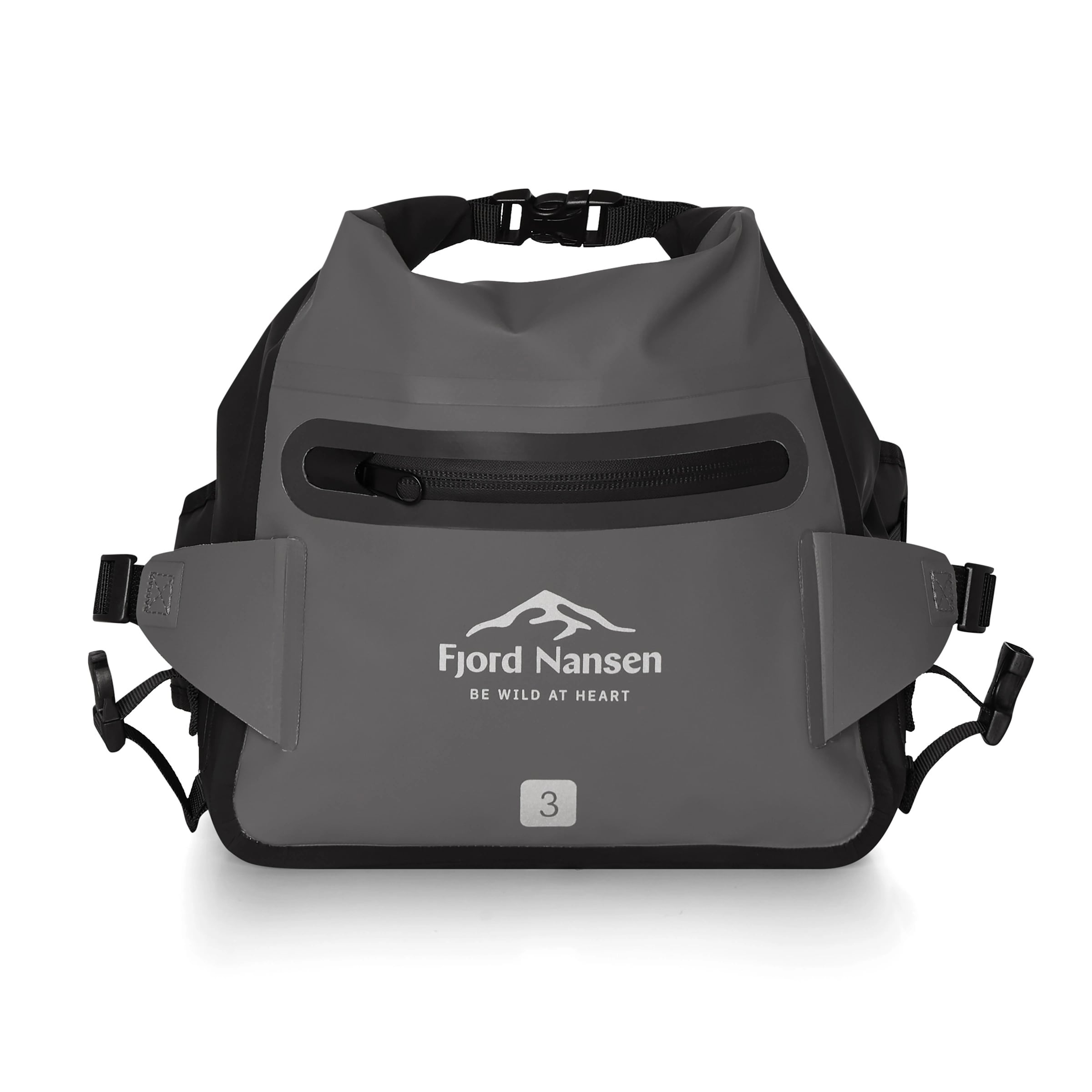 Fjord Nansen Hip Bag 3 l Waterproof Hip Bag - Grey