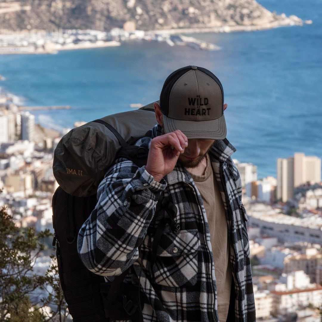 Fjord Nansen Trucker Cap Be Wild At Heart - Olive/Black