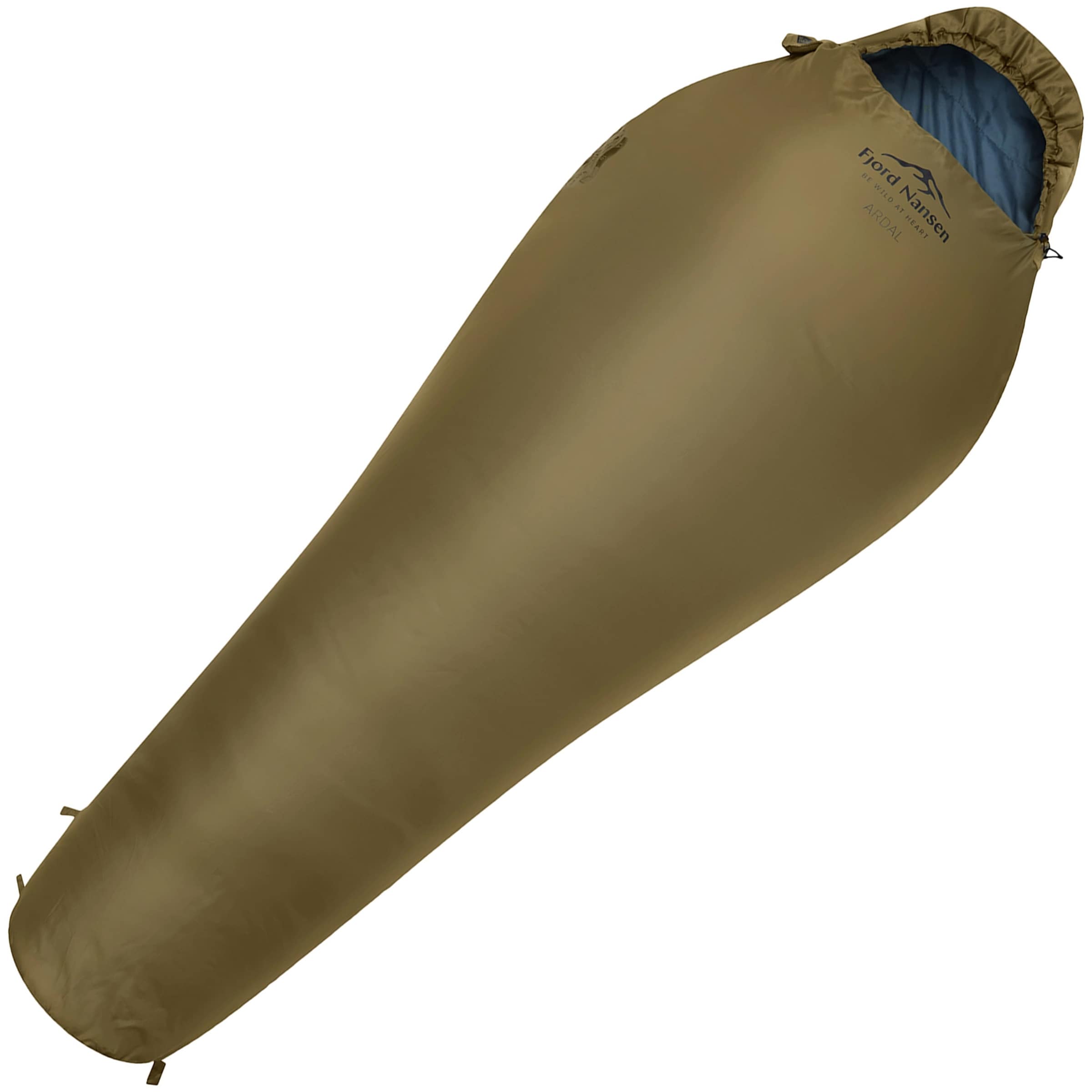 Fjord Nansen Ardal Mid 690 g Sleeping Bag Olive Drab - Right