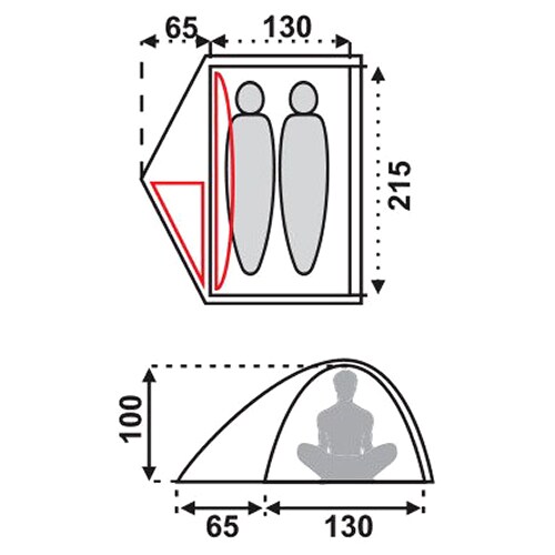 Fjord Nansen LIMA II 2-person tent