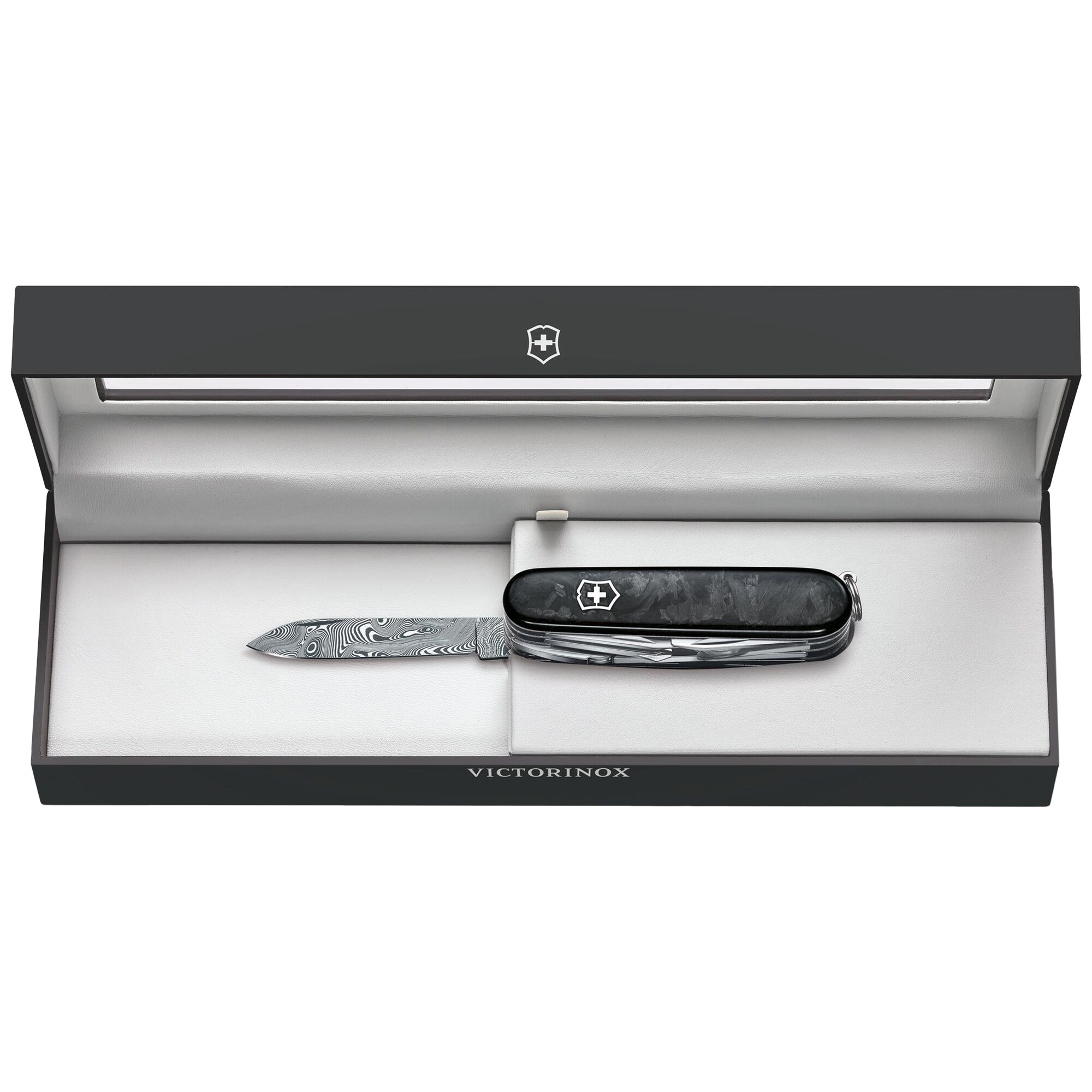 Victorinox Swiss Champ Damast Limited Edition 2021 Pocket Knife - Black