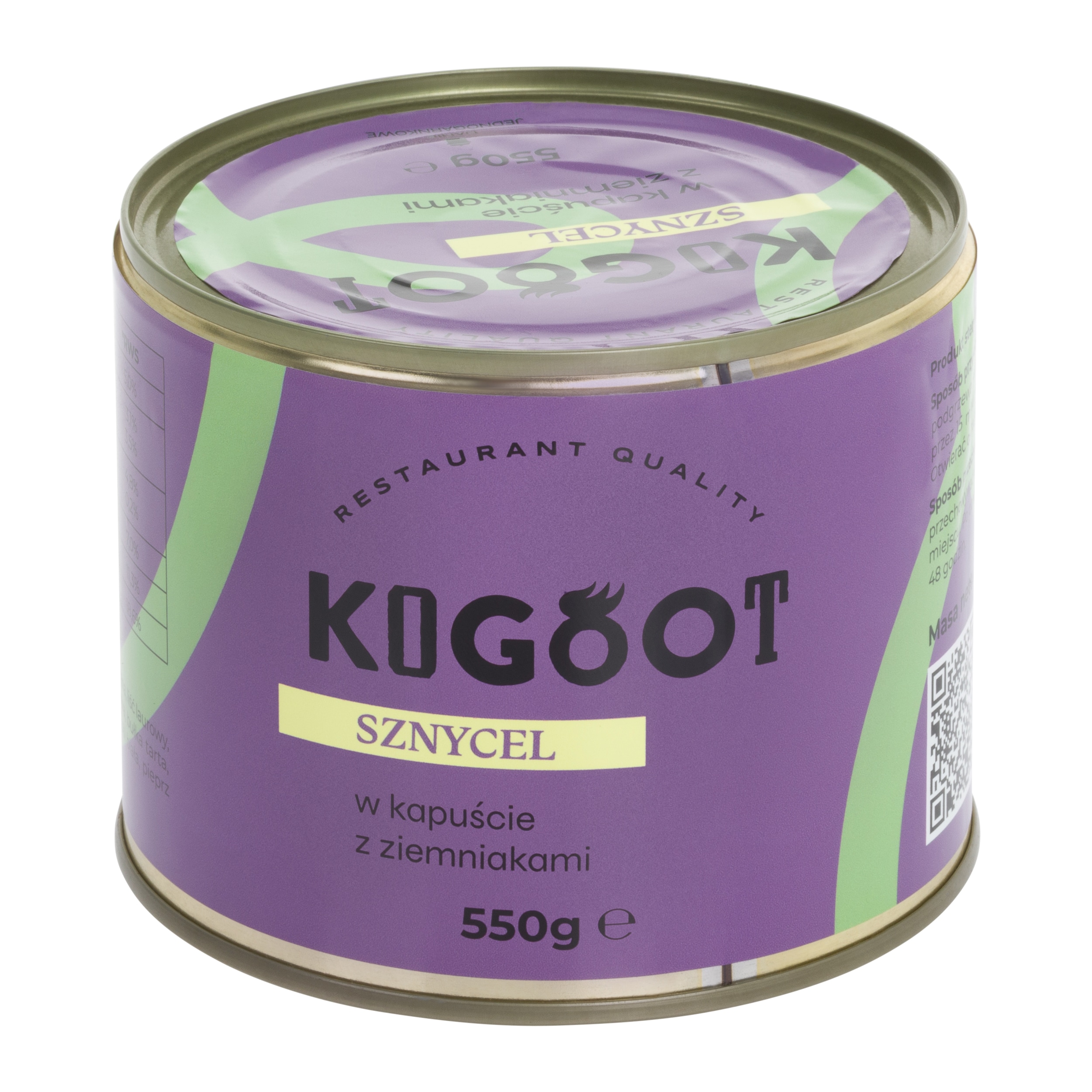 Kogoot canned food - Schnitzel in cabbage with potatoes 550 g