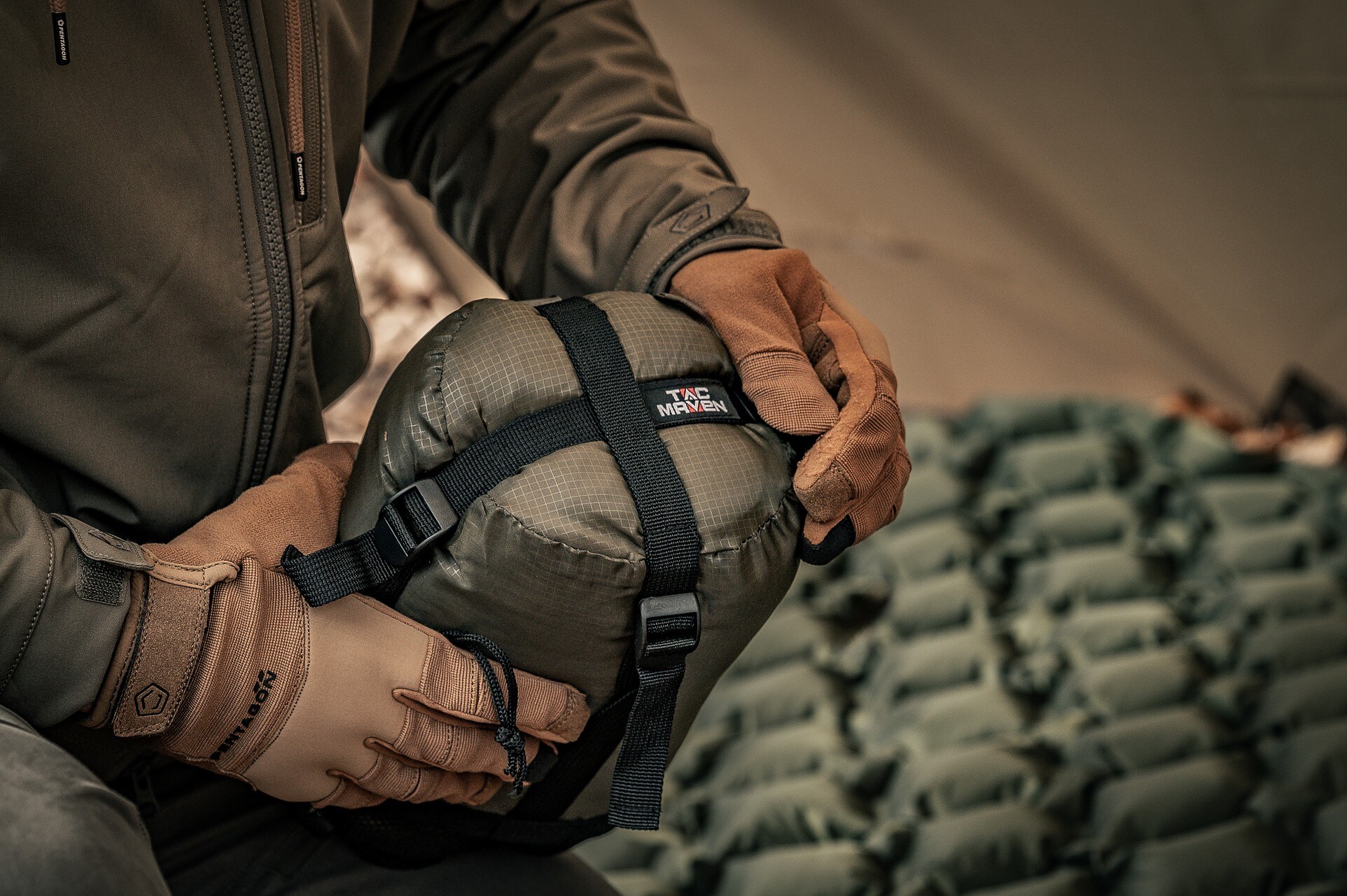 Pentagon Tac Maven Cocoon Sleeping Bag - RAL 7013