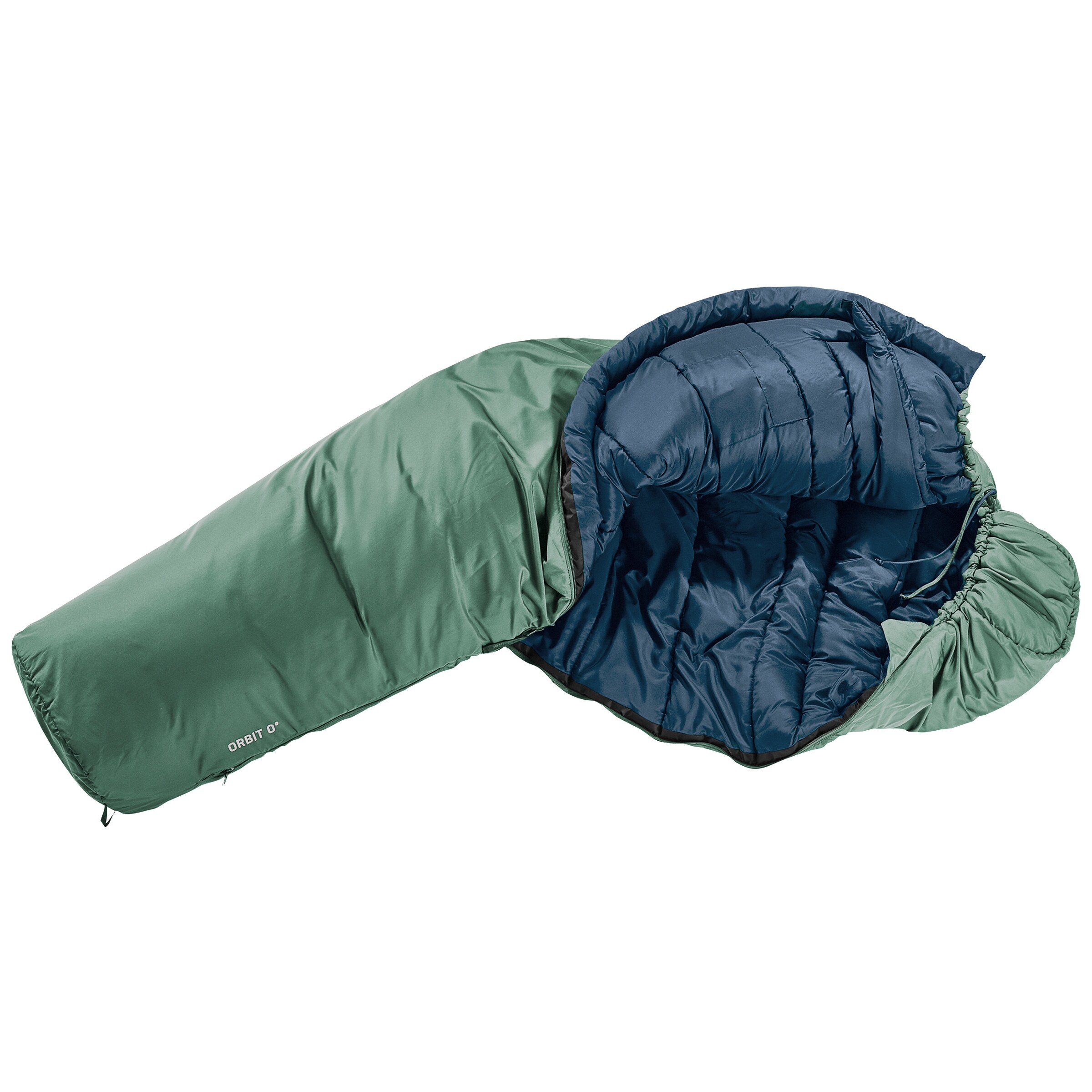 Deuter Orbit 0 Extra Long Sleeping Bag - Ivy/Ink