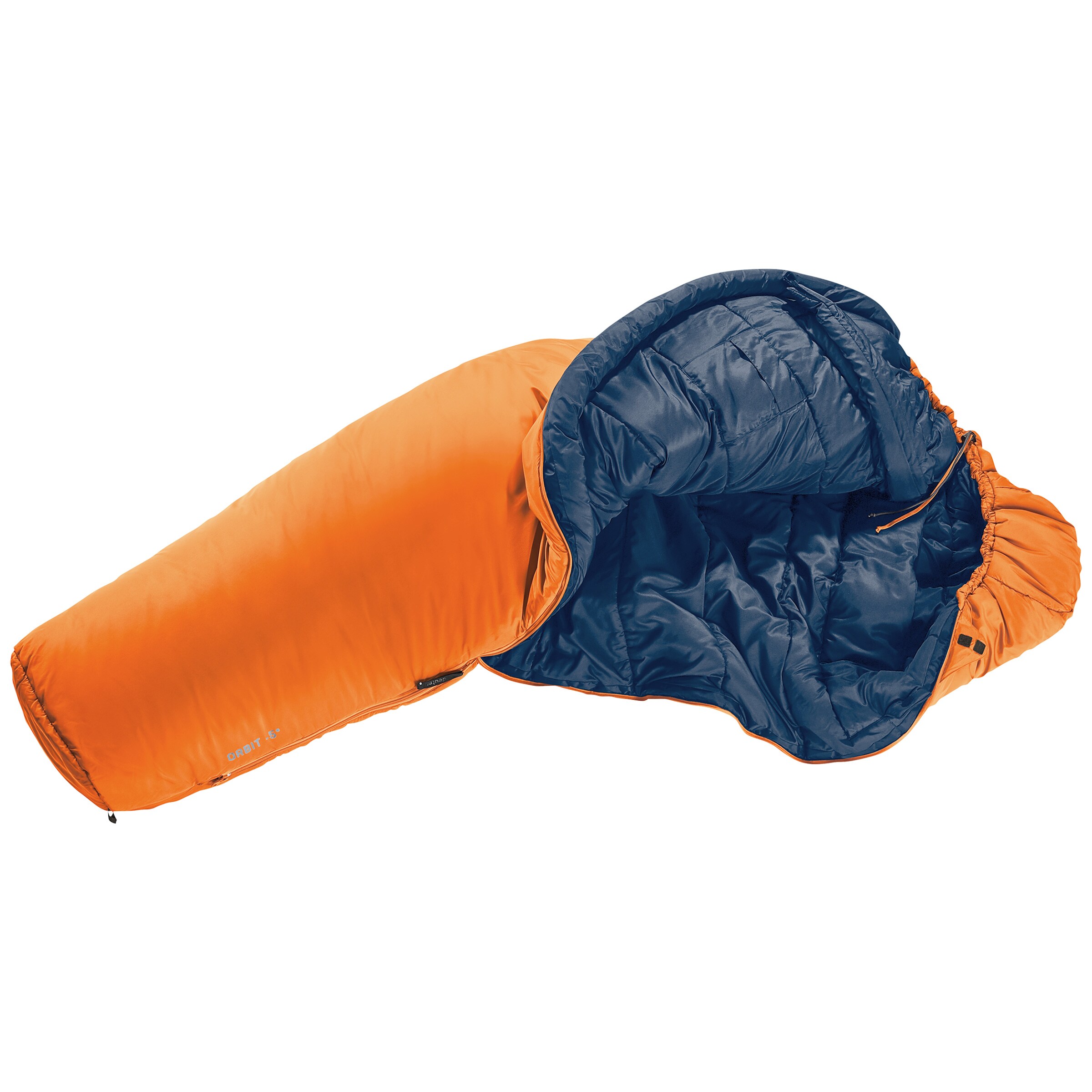 Deutech Orbit -5 Extra Long Sleeping Bag - Chestnut/Ink