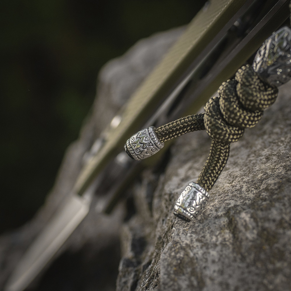 M-Tac Zeus Stainless Steel Knife Lanyard - Olive