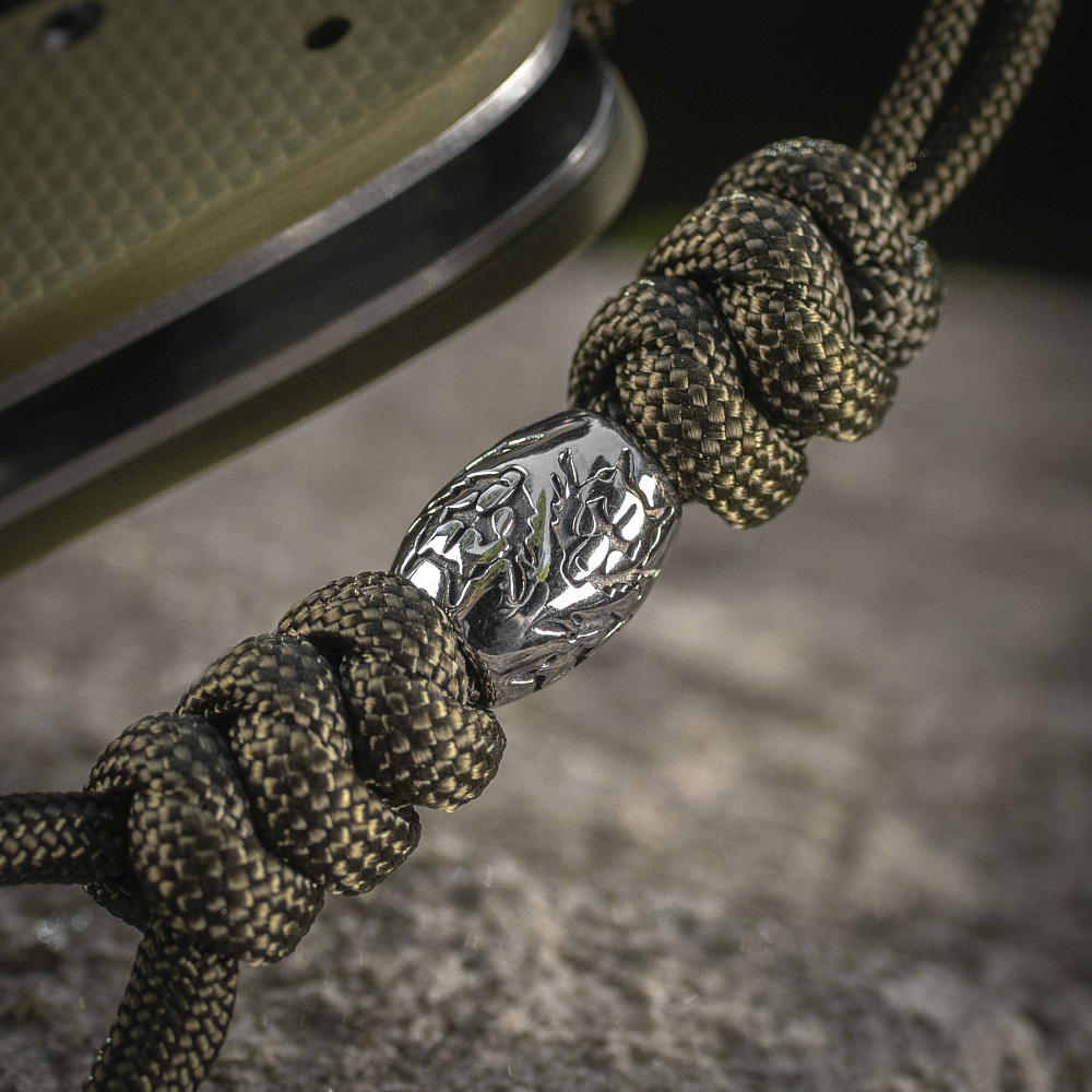 M-Tac Zeus Stainless Steel Knife Lanyard - Olive