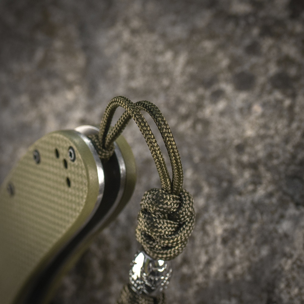 M-Tac Zeus Stainless Steel Knife Lanyard - Olive