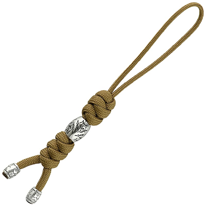 M-Tac Zeus Stainless Steel Knife Lanyard - Coyote