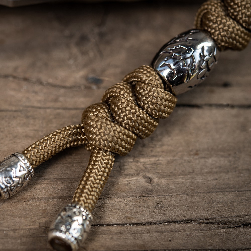 M-Tac Zeus Stainless Steel Knife Lanyard - Coyote