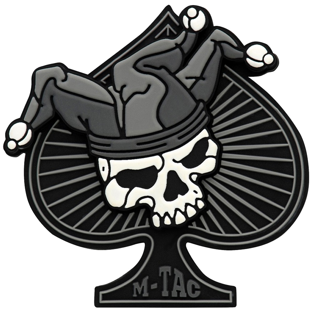 M-Tac Ace Of Spades 3D PVC patch - Black/White