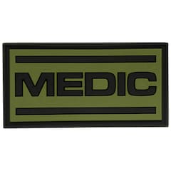 M-Tac Medic PVC Patch - Black/Olive