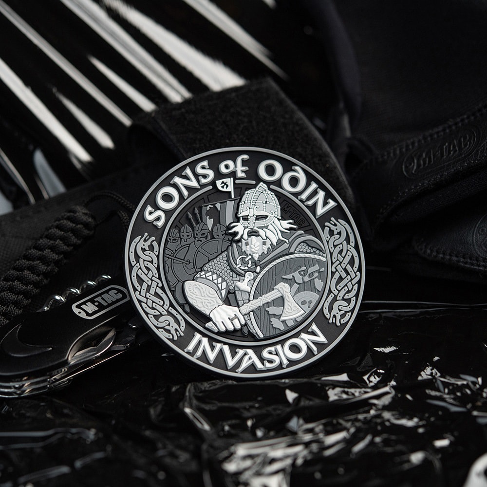 M-Tac Sons of Odin 3D PVC patch - Black/Grey