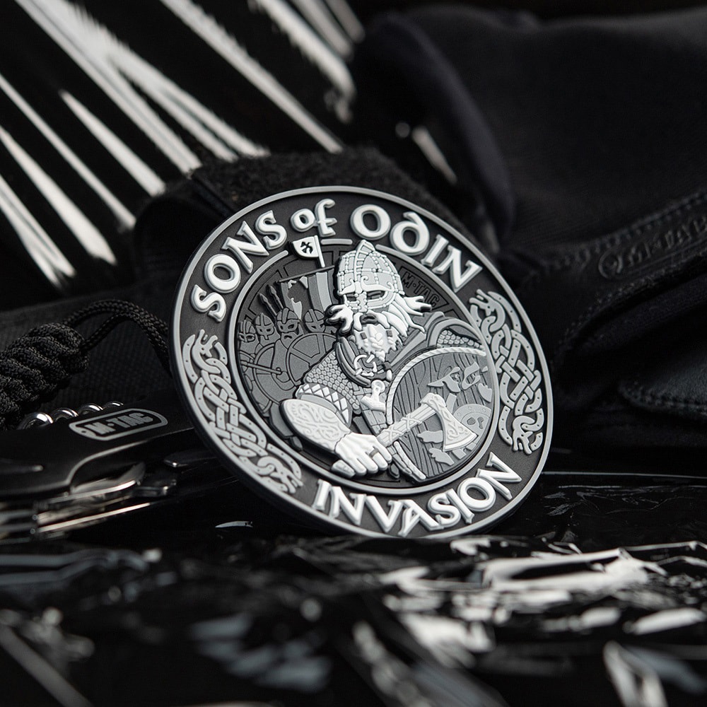 M-Tac Sons of Odin 3D PVC patch - Black/Grey