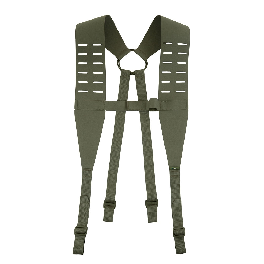 M-Tac Laser Cut Long Suspenders for Tactical Belt - Ranger Green