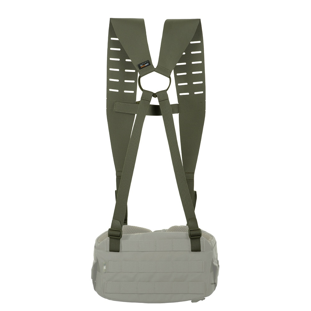 M-Tac Laser Cut Long Suspenders for Tactical Belt - Ranger Green