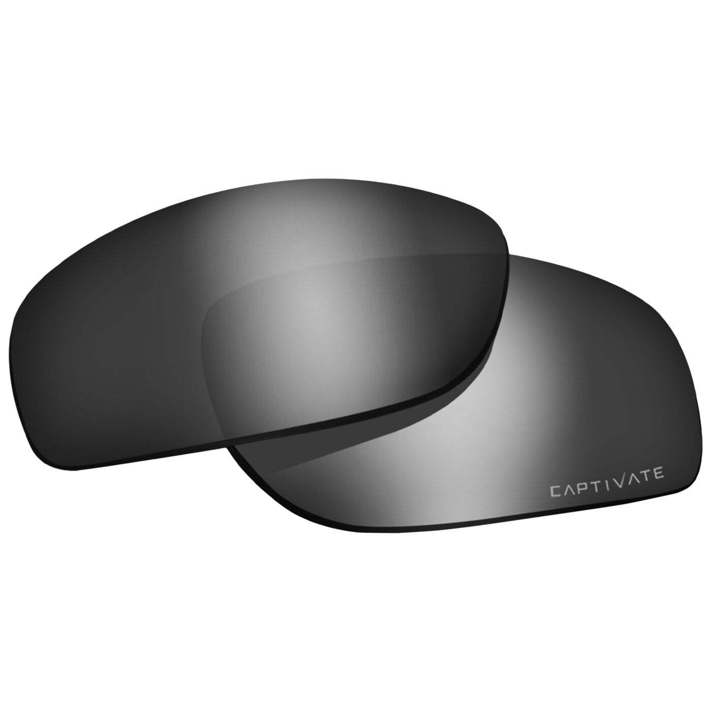 Wiley X Founder Polarized Glasses Visors - Captivate Polarized Black Mirro