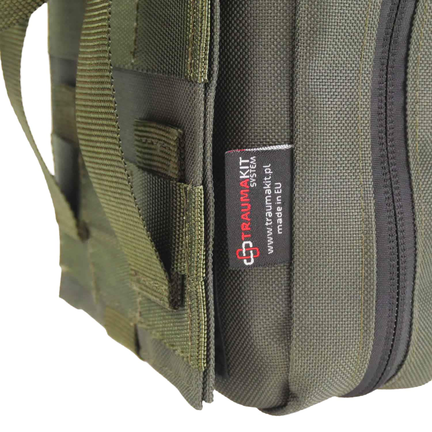 AedMax IFAK Individual Medical Package IPMED Tactical First Aid Kit - Green