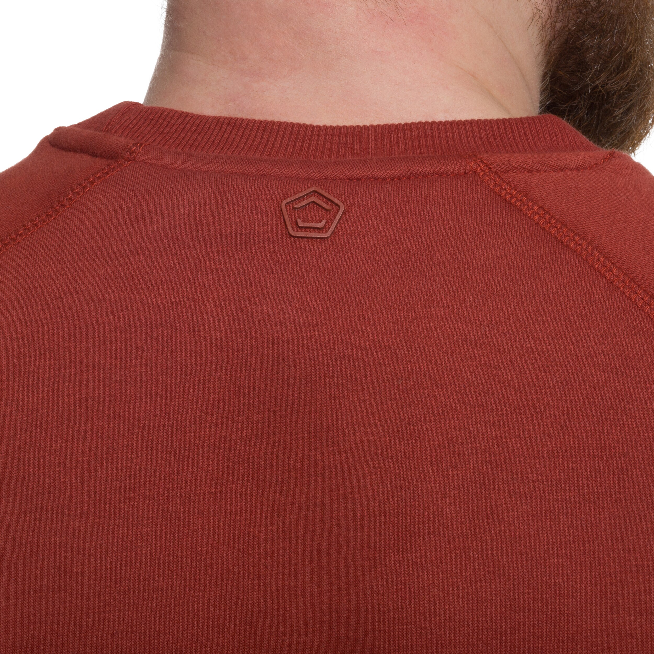 Pentagon Hawk Blank Sweatshirt - Maroon Red