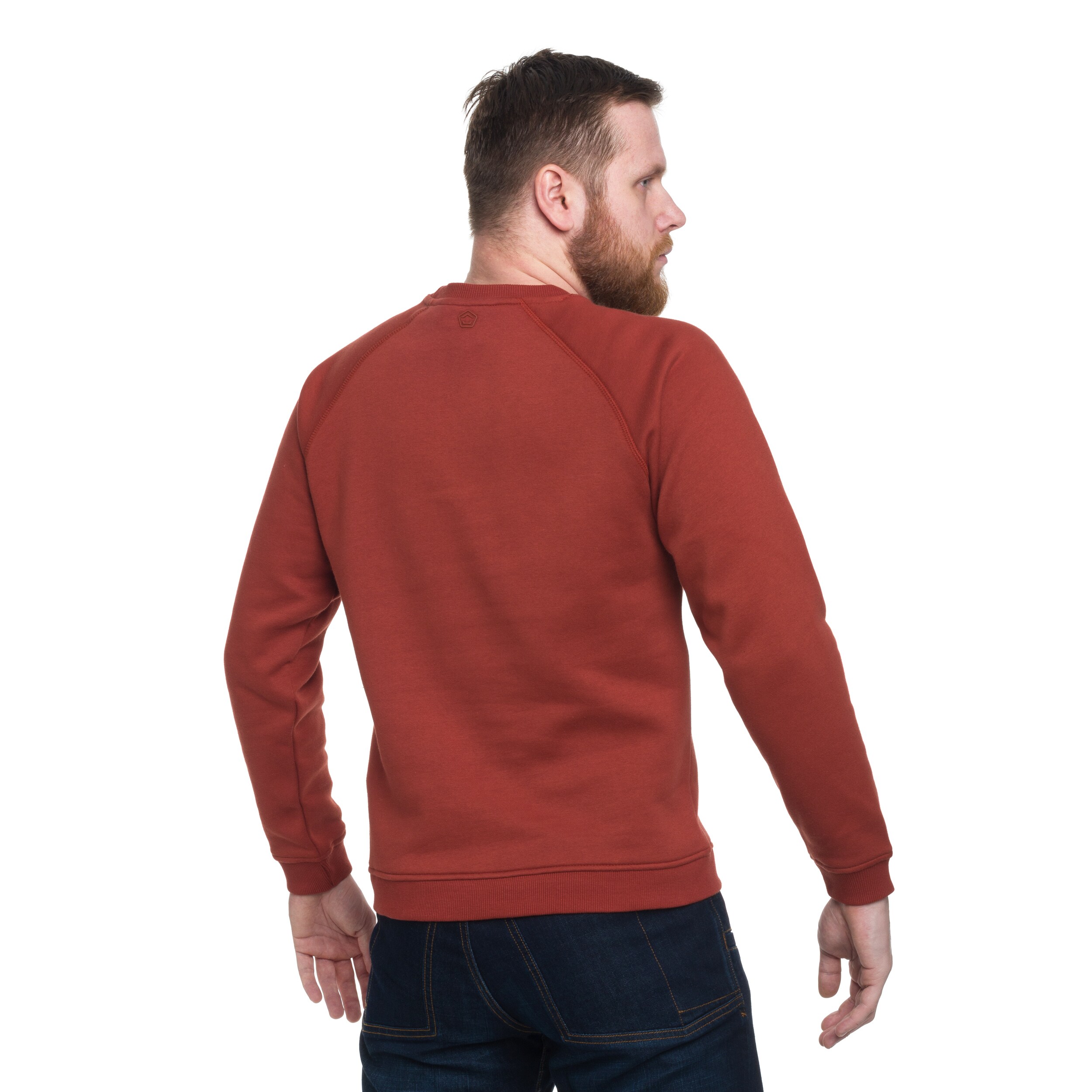 Pentagon Hawk Blank Sweatshirt - Maroon Red