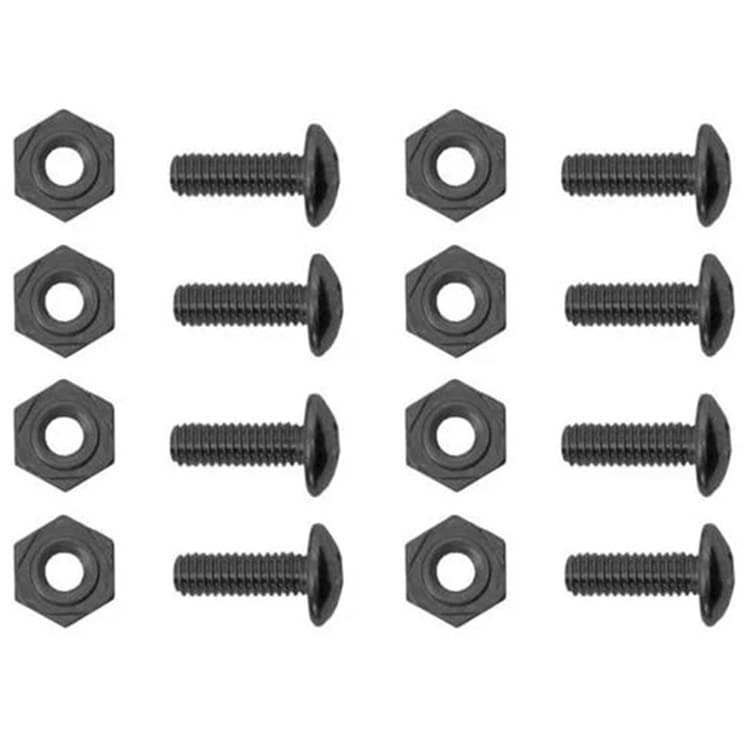 Hazard 4 Hardpoint 4M12mm Screw Set - Black