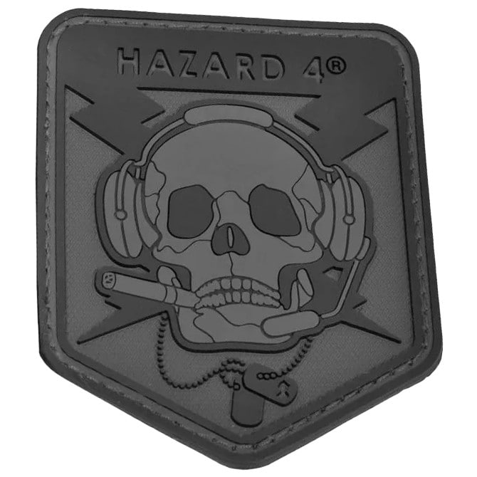 Hazard 4 Operator Skull Patch 3D - Black