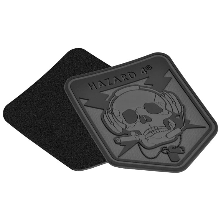 Hazard 4 Operator Skull Patch 3D - Black