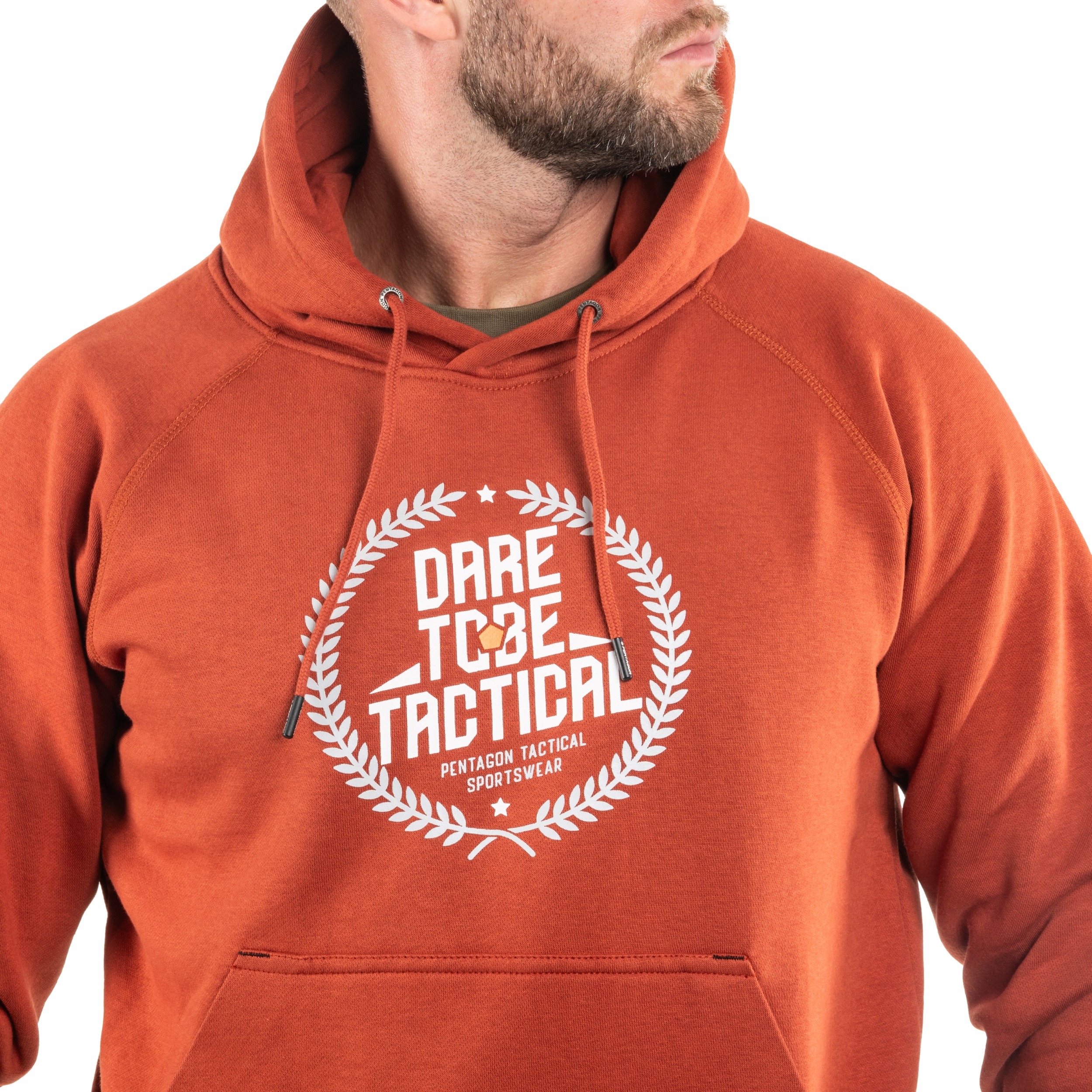 Pentagon Phaeton Laurel Hoodie - Maroon Red