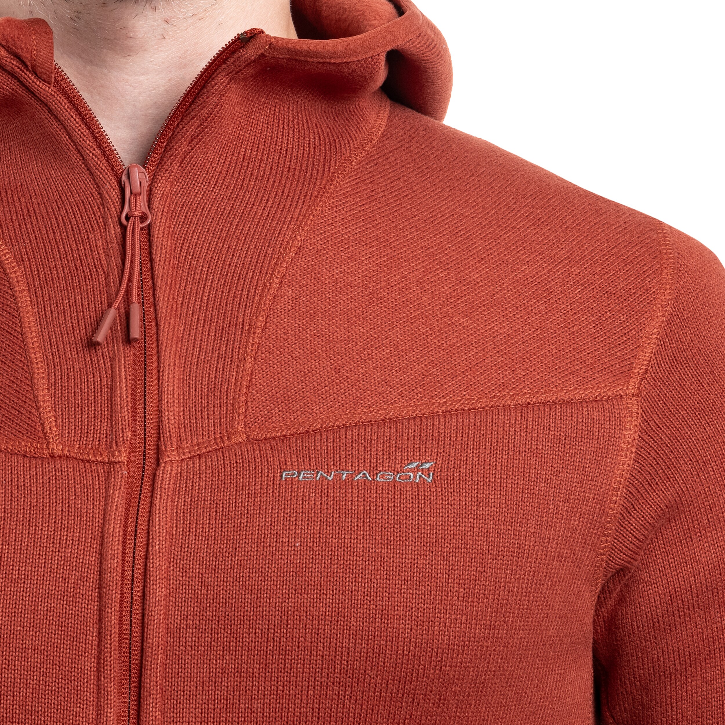 Pentagon Falcon Pro Sweater - Maroon Red