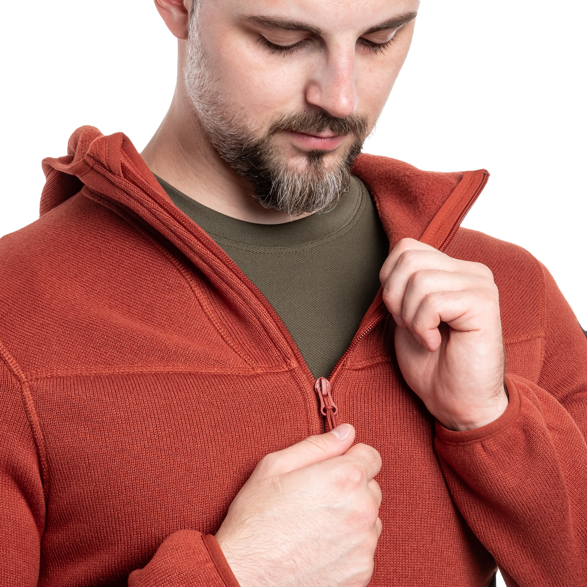 Pentagon Falcon Pro Sweater - Maroon Red