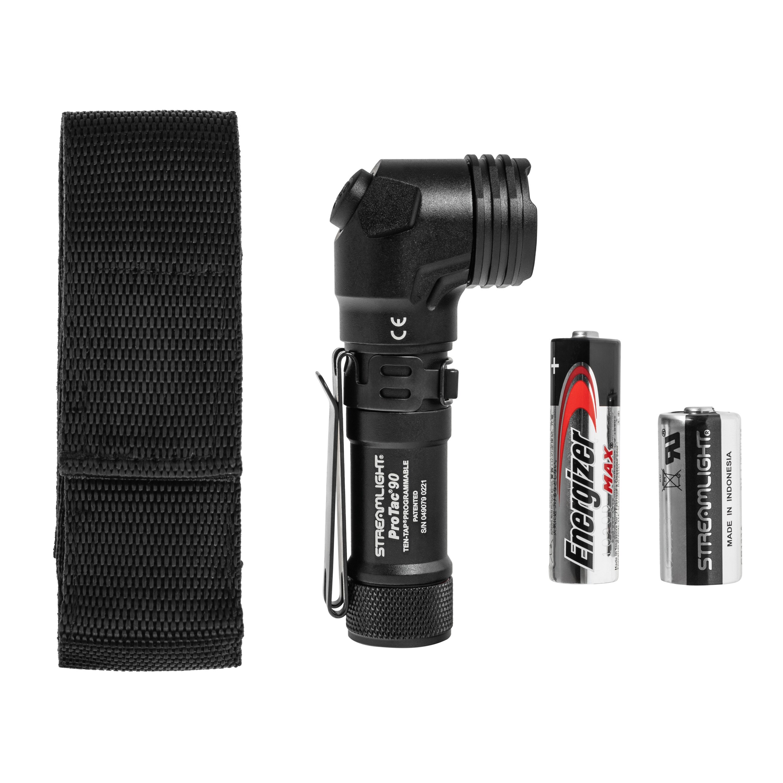 Streamlight ProTac 90 Black Angle Flashlight - 300 lumens