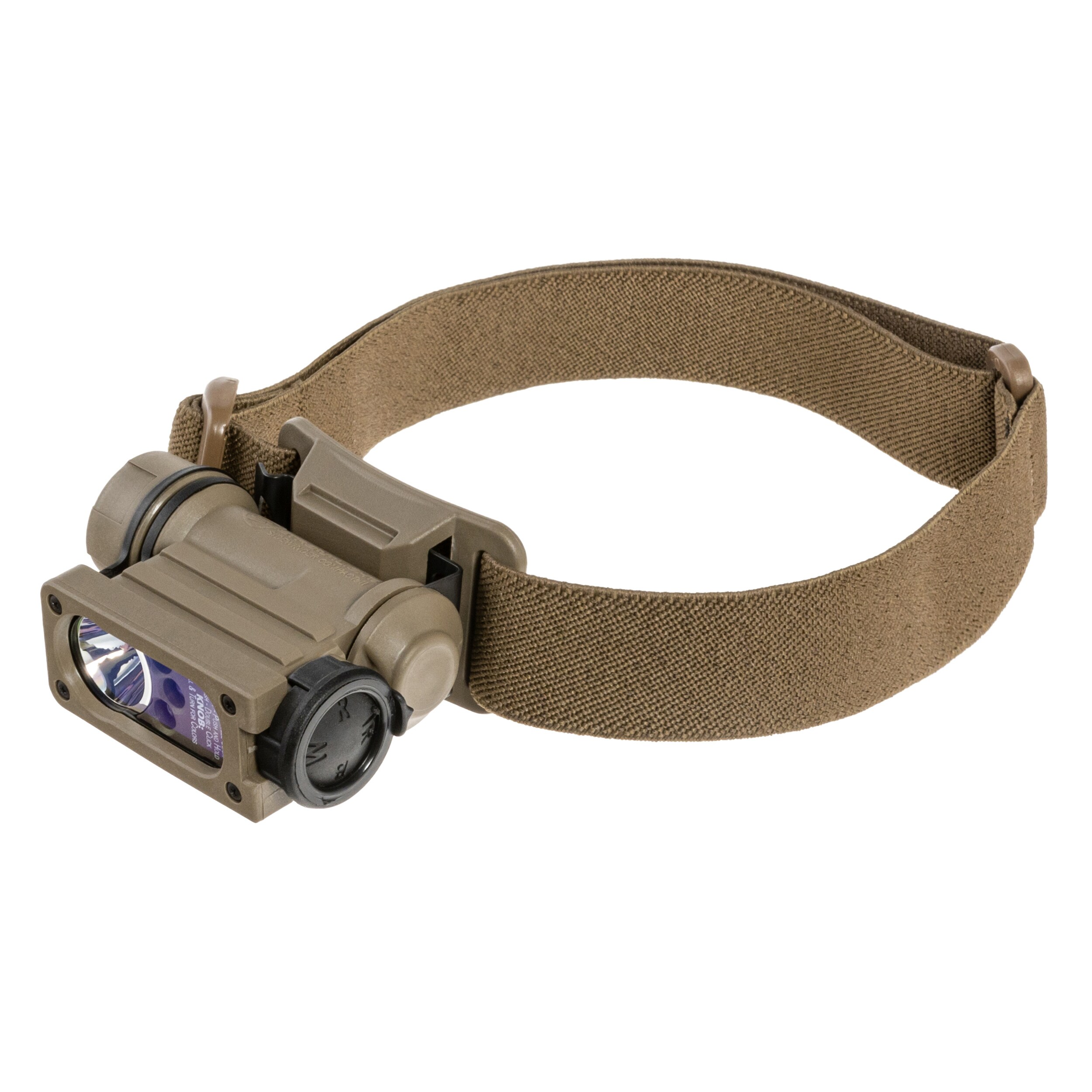 Streamlight Sidewinder Compact II Helmet Clip Flashlight Coyote - 55 lumens