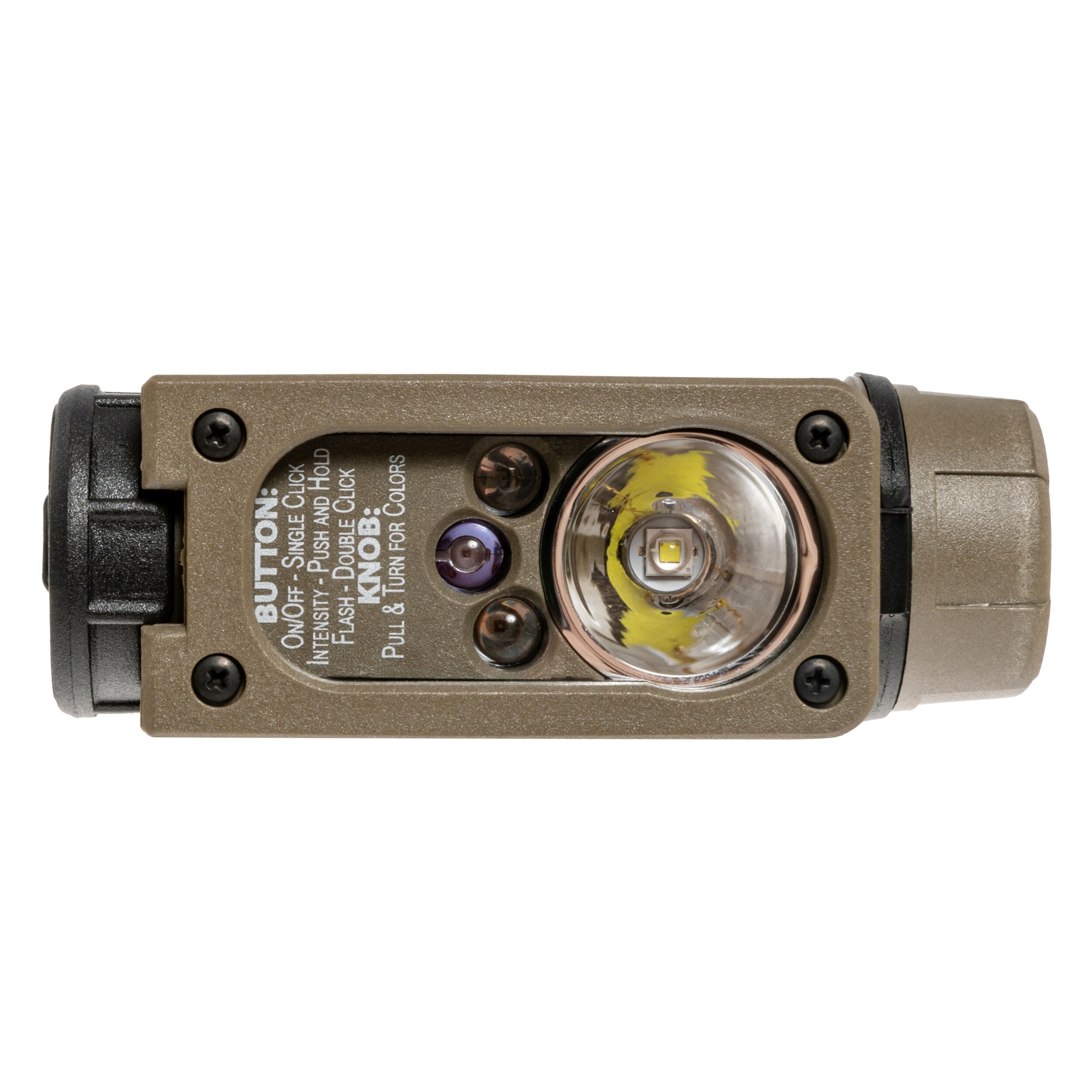 Streamlight Sidewinder Compact II Helmet Clip Torch Coyote - 55 lumens