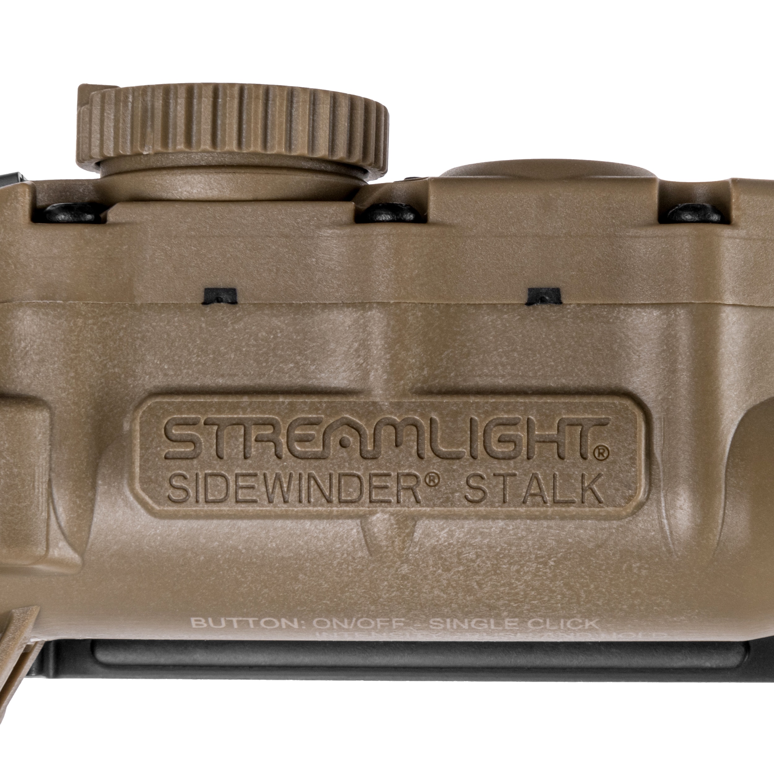 Streamlight Sidewinder Stalk Helmet Arc Rail Mount Flashlight Coyote - 76 lumens 