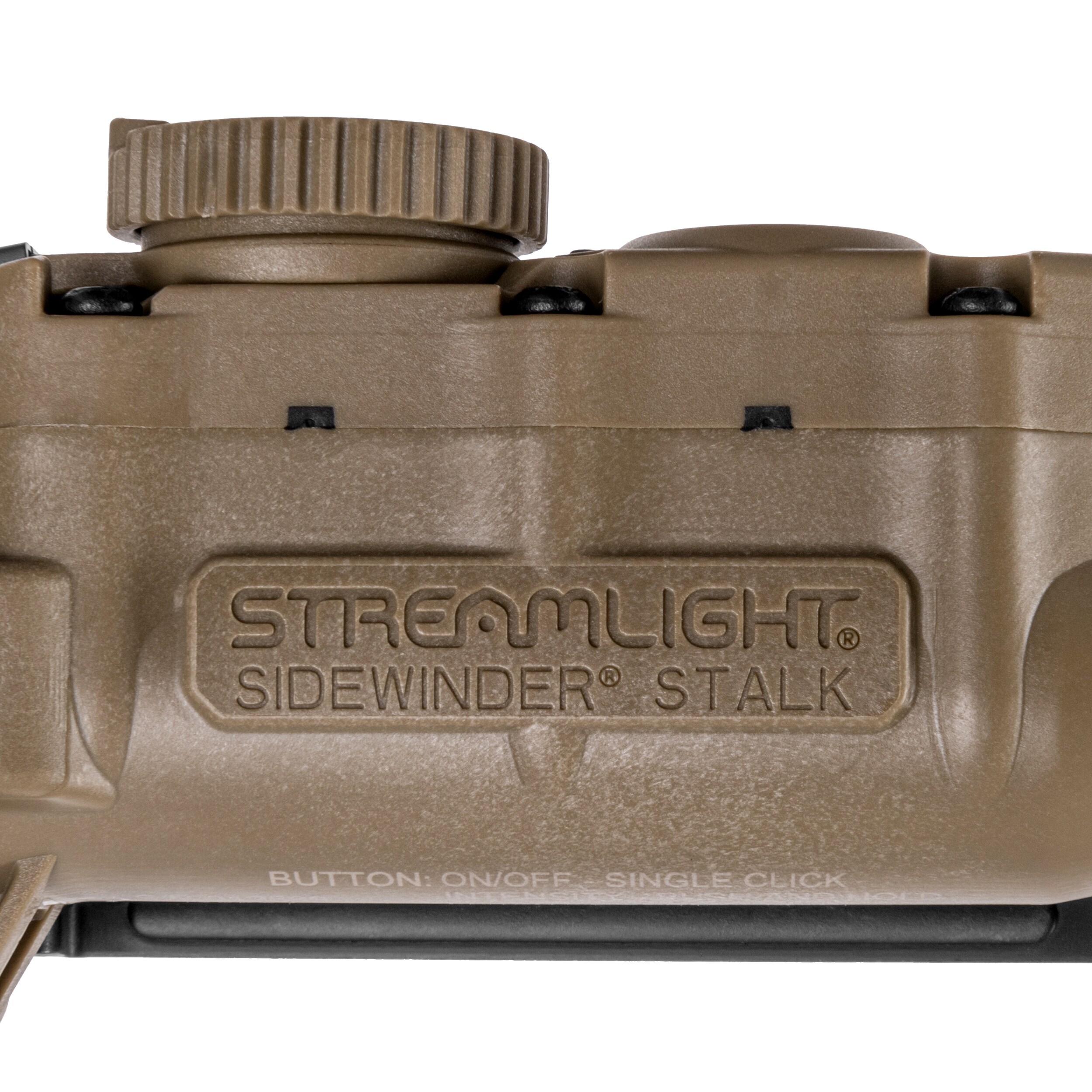 Streamlight Sidewinder Stalk Helmet Clip Flashlight Coyote - 76 lumens