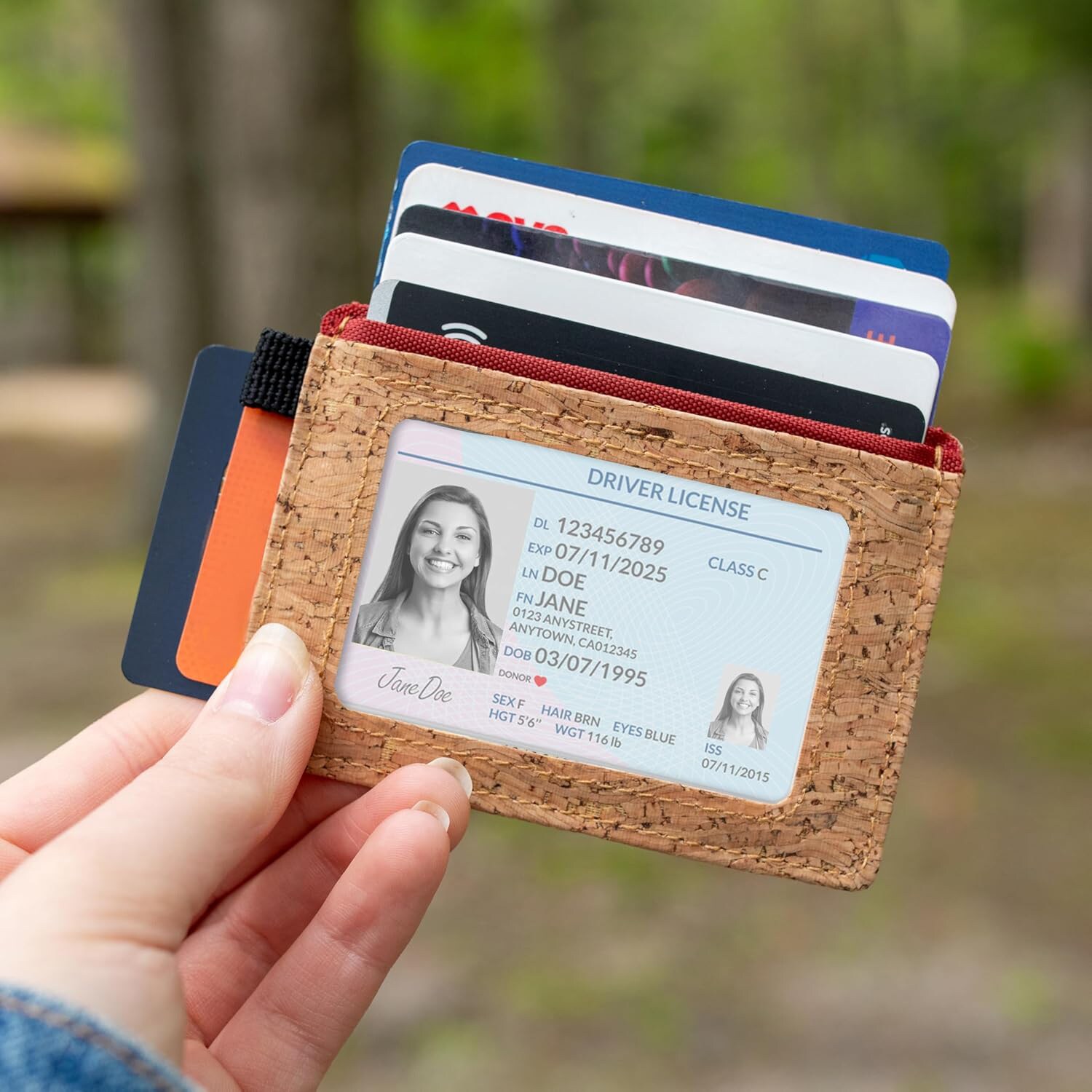 Carson CorkTek Waterproof Wallet - Blue