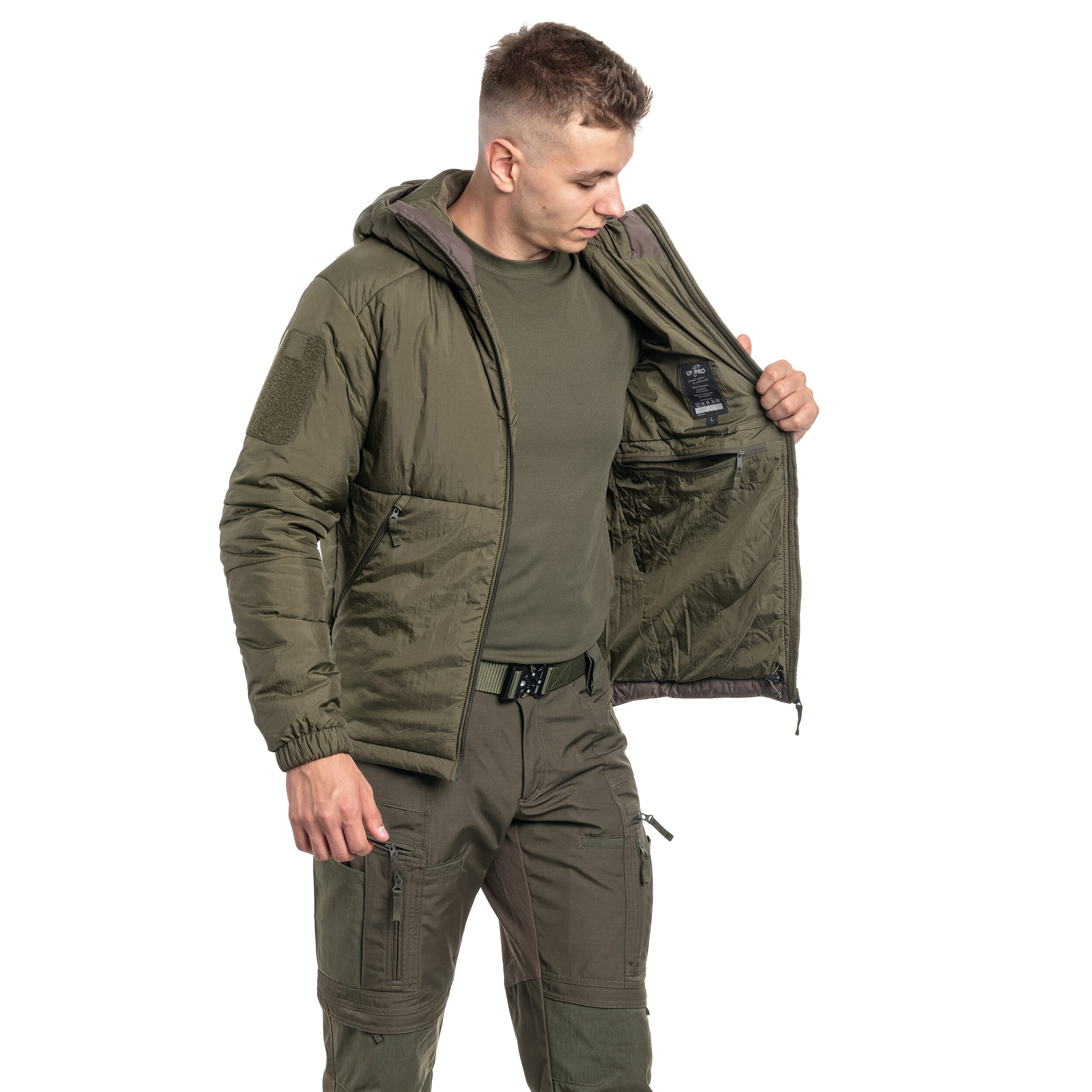 UF PRO Delta Compac Tactical Winter Jacket - Brown Grey