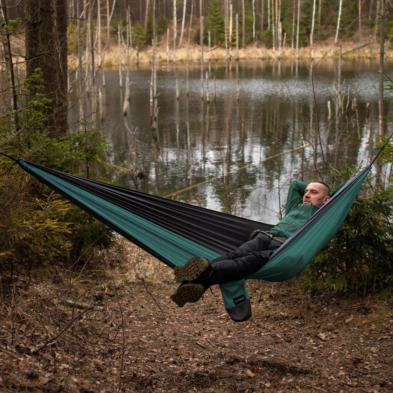 Alpinus Letna Hammock - Green