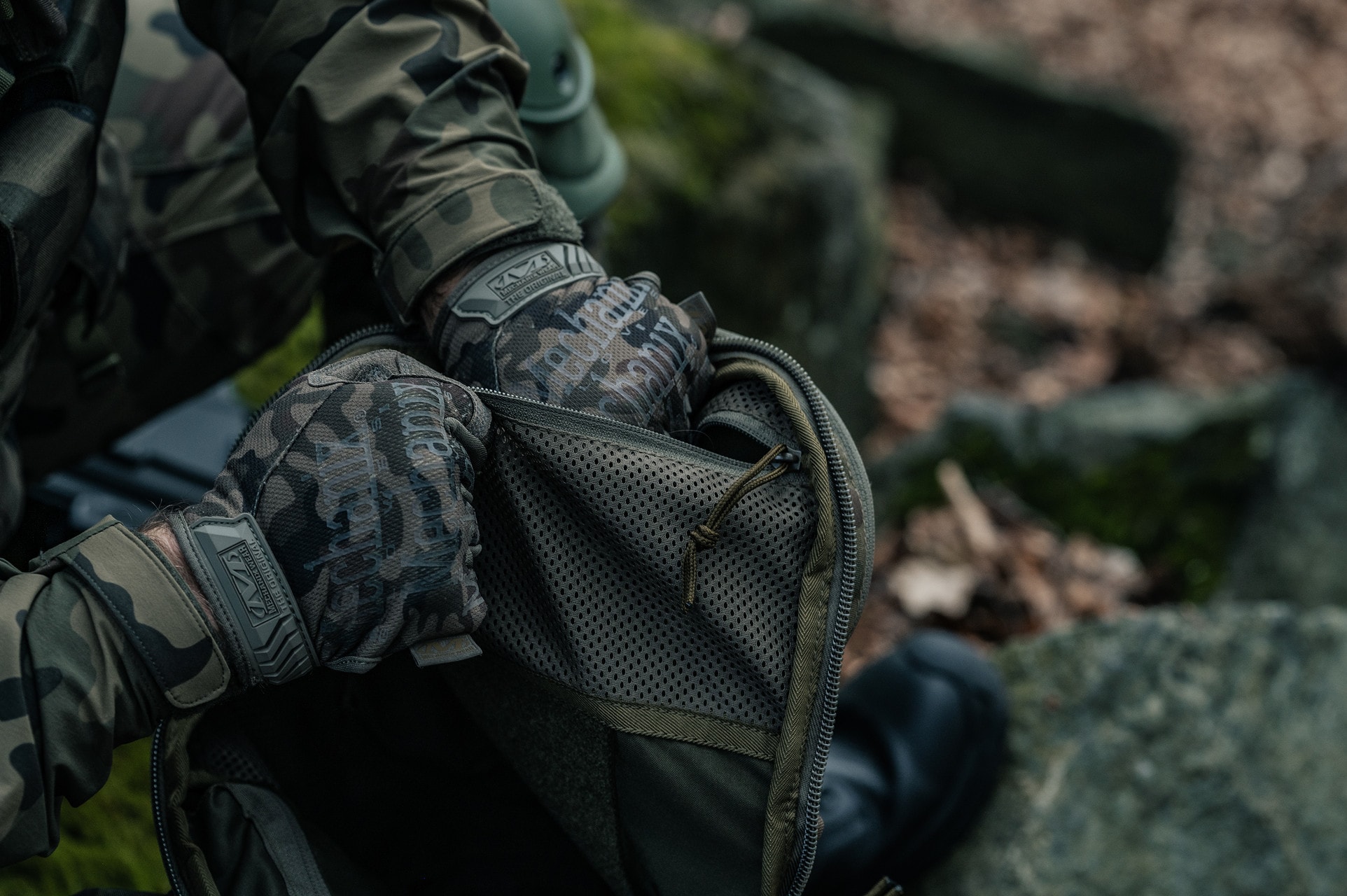 Mechanix Wear Original Tactical Gloves - wz.93 Pantera PL Woodland