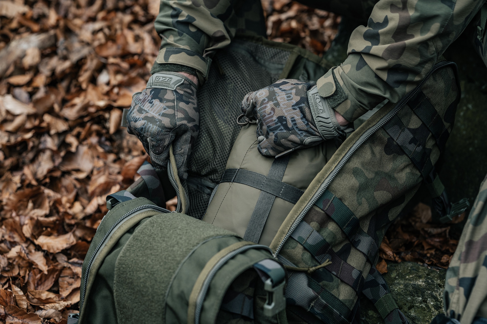 Mechanix Wear Original Tactical Gloves - wz.93 PL Woodland