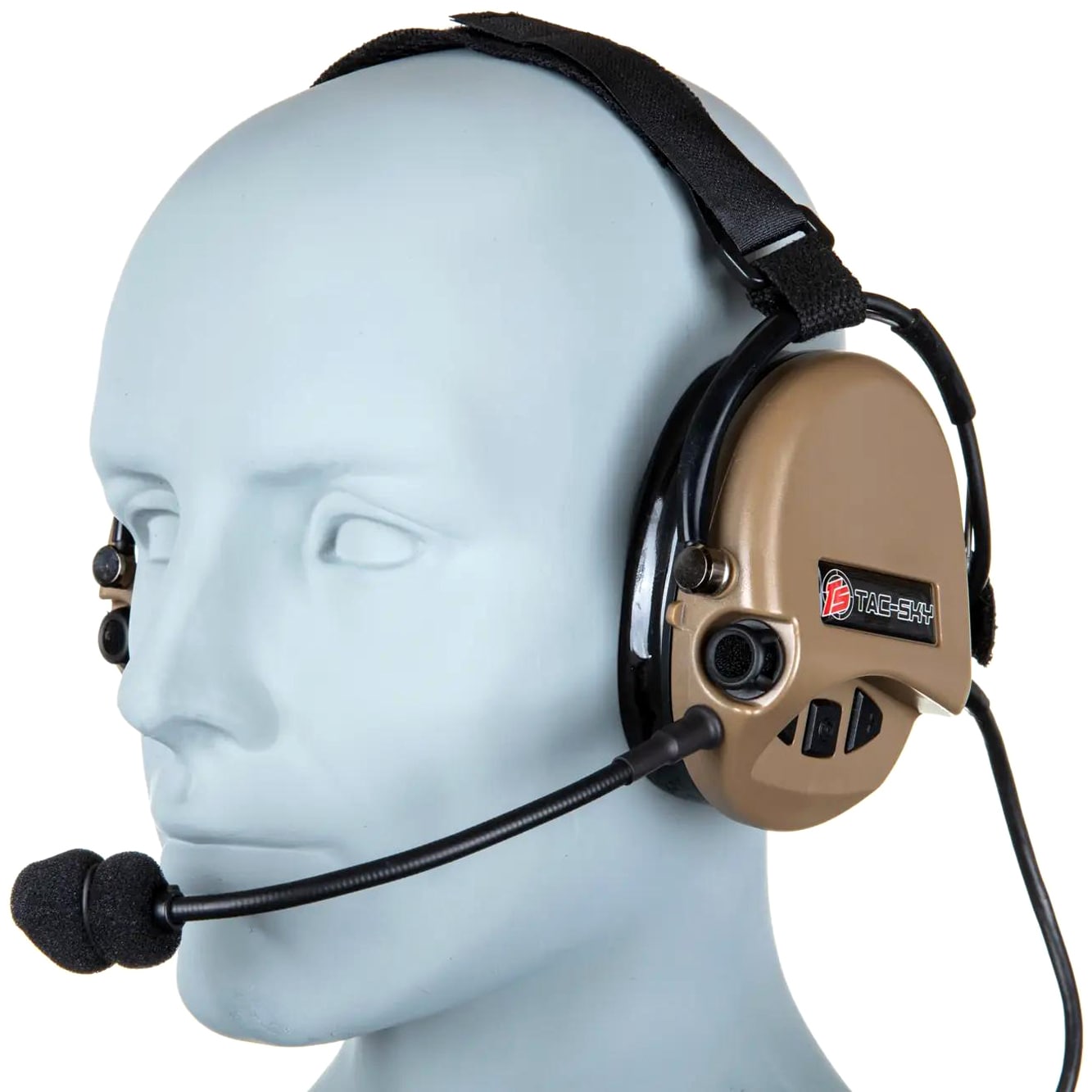 Tac-Sky WYS0149 Pro Back Headset - Flat Dark Earth