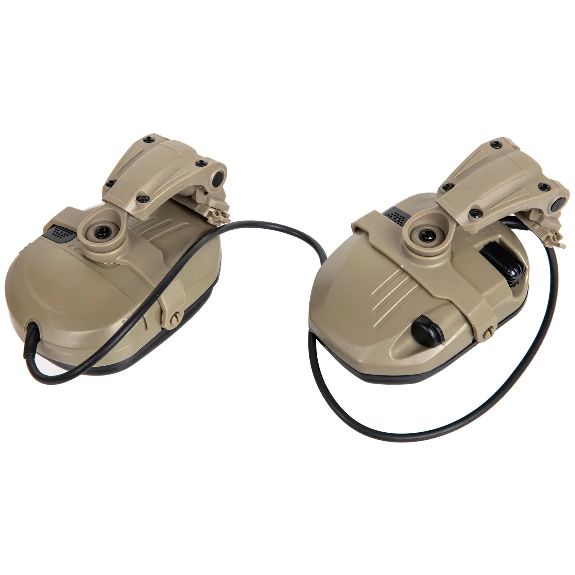 Tac-Sky WYS0152 tactical headphones with ARC helmet mount - Flat Dark Earth