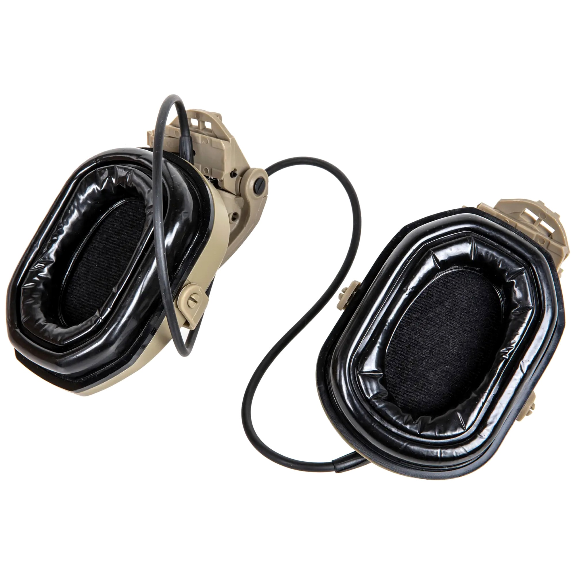 Tac-Sky WYS0152 tactical headphones with ARC helmet mount - Flat Dark Earth