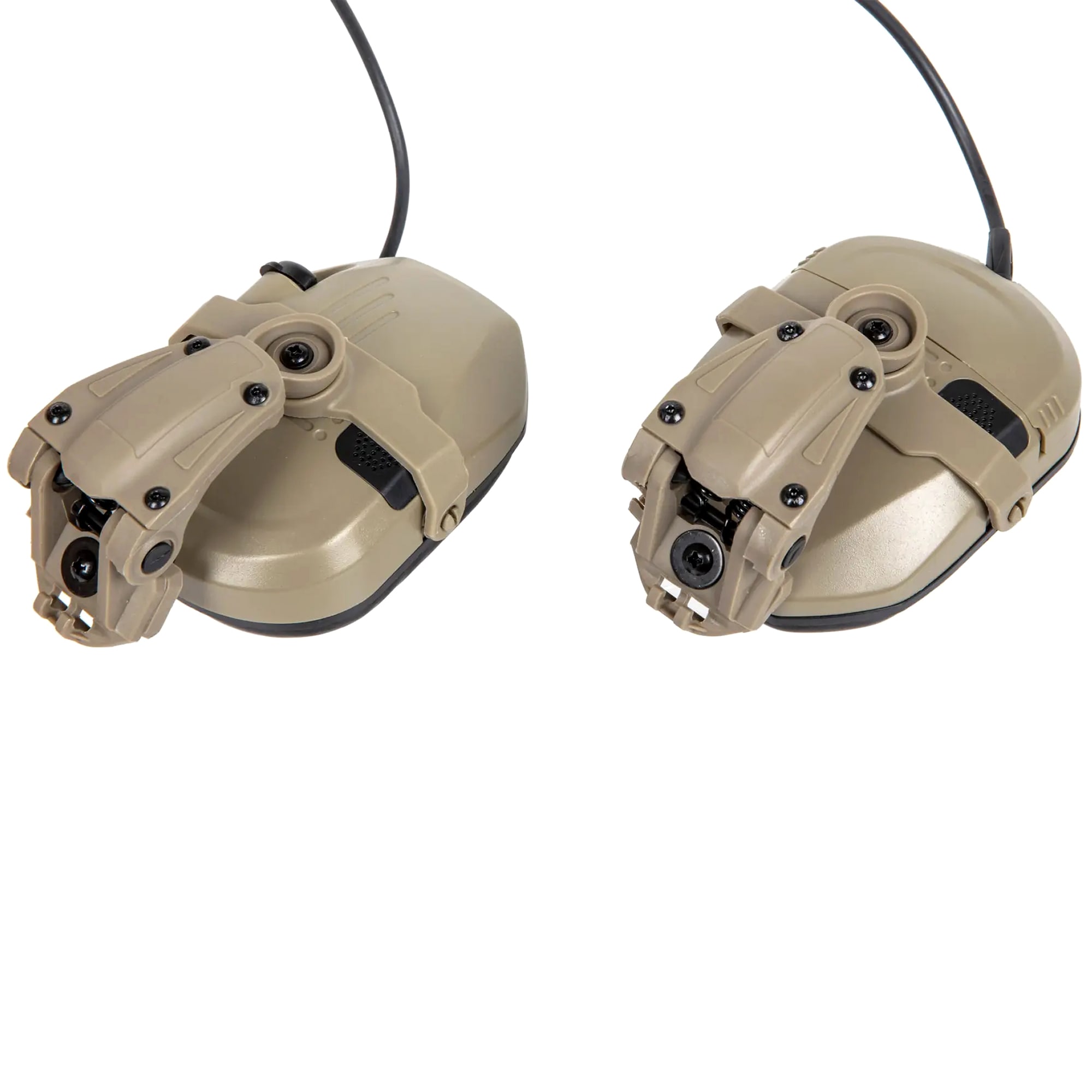 Tac-Sky WYS0152 tactical headphones with ARC helmet mount - Flat Dark Earth