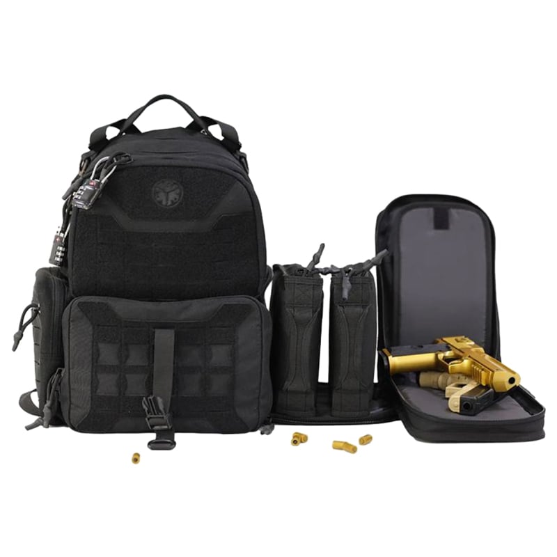 ThreePigeons Tactical Shooting Range Backpack 40 l - Black 