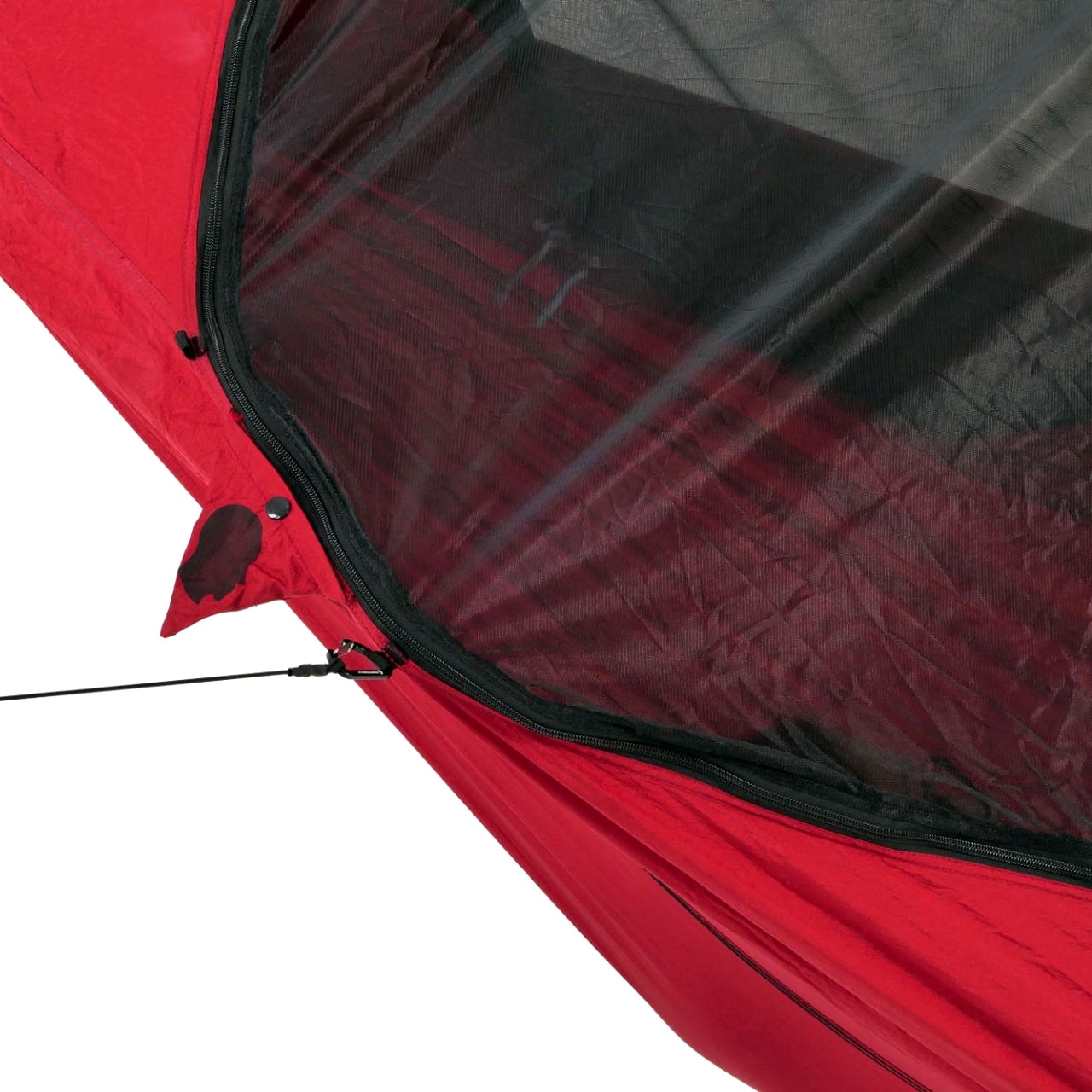 Ticket To The Moon Pro Hammock with mosquito net - Burgundy/Black